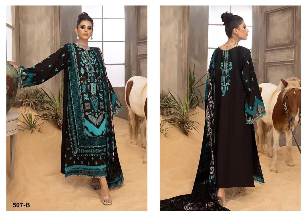 07B -  BIN ILYAS SERENE WINTER COLLECTION