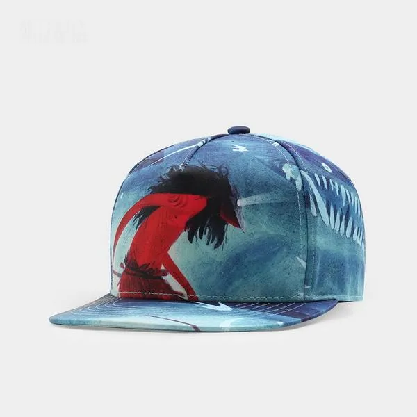 3D Printed Spring Summer Autumn Unisex Snapback Baseball Cap