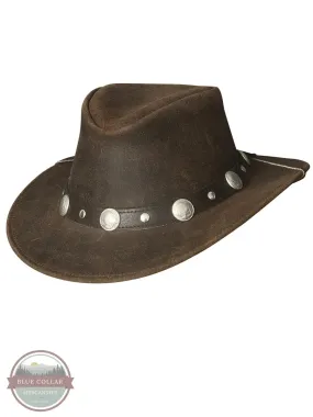 4077CH Arapaho Leather Hat