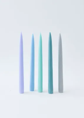 5 Chandelles - Tapered Candles Winter Set