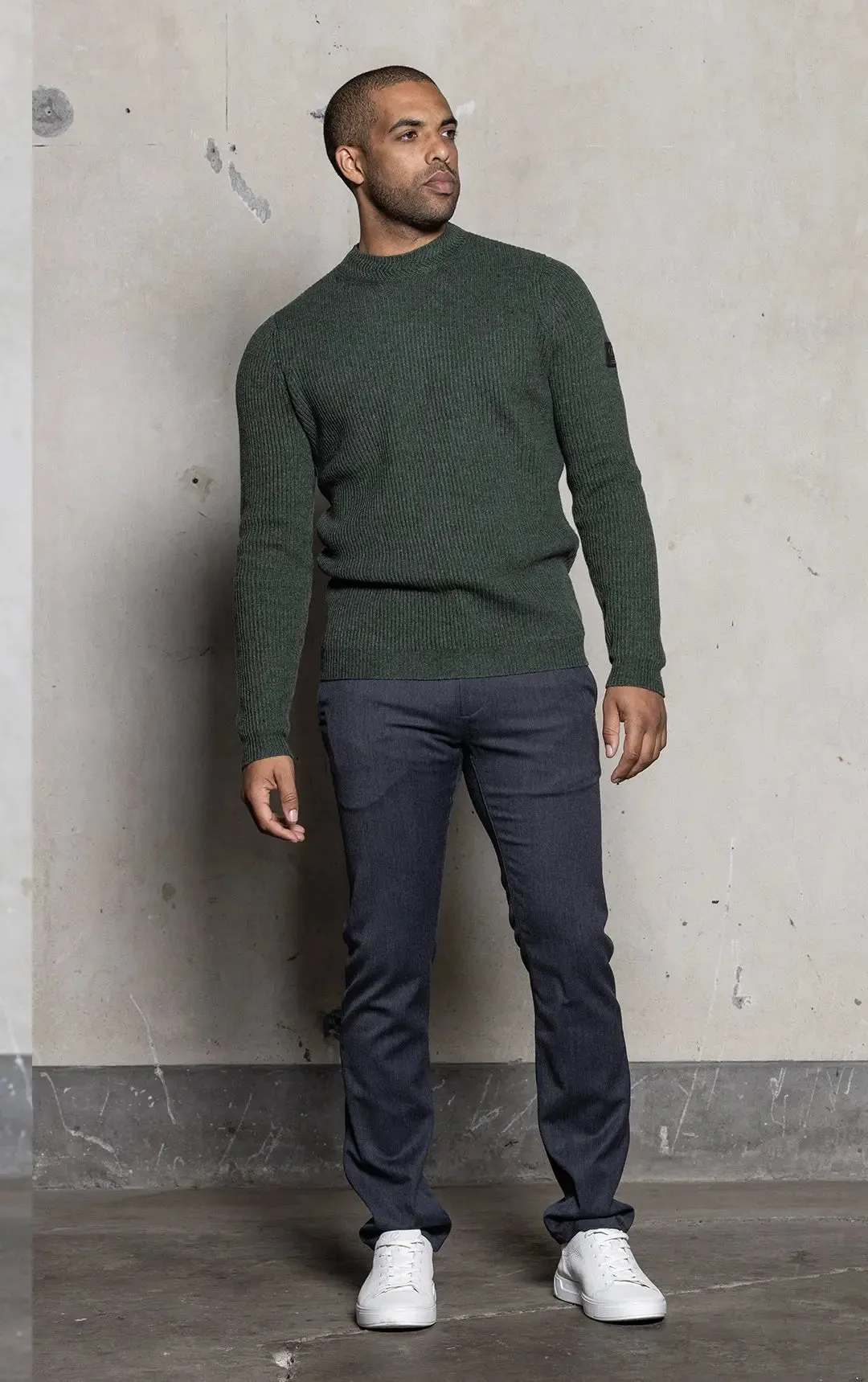 7GG WOOL BLEND CREW - CLEARANCE