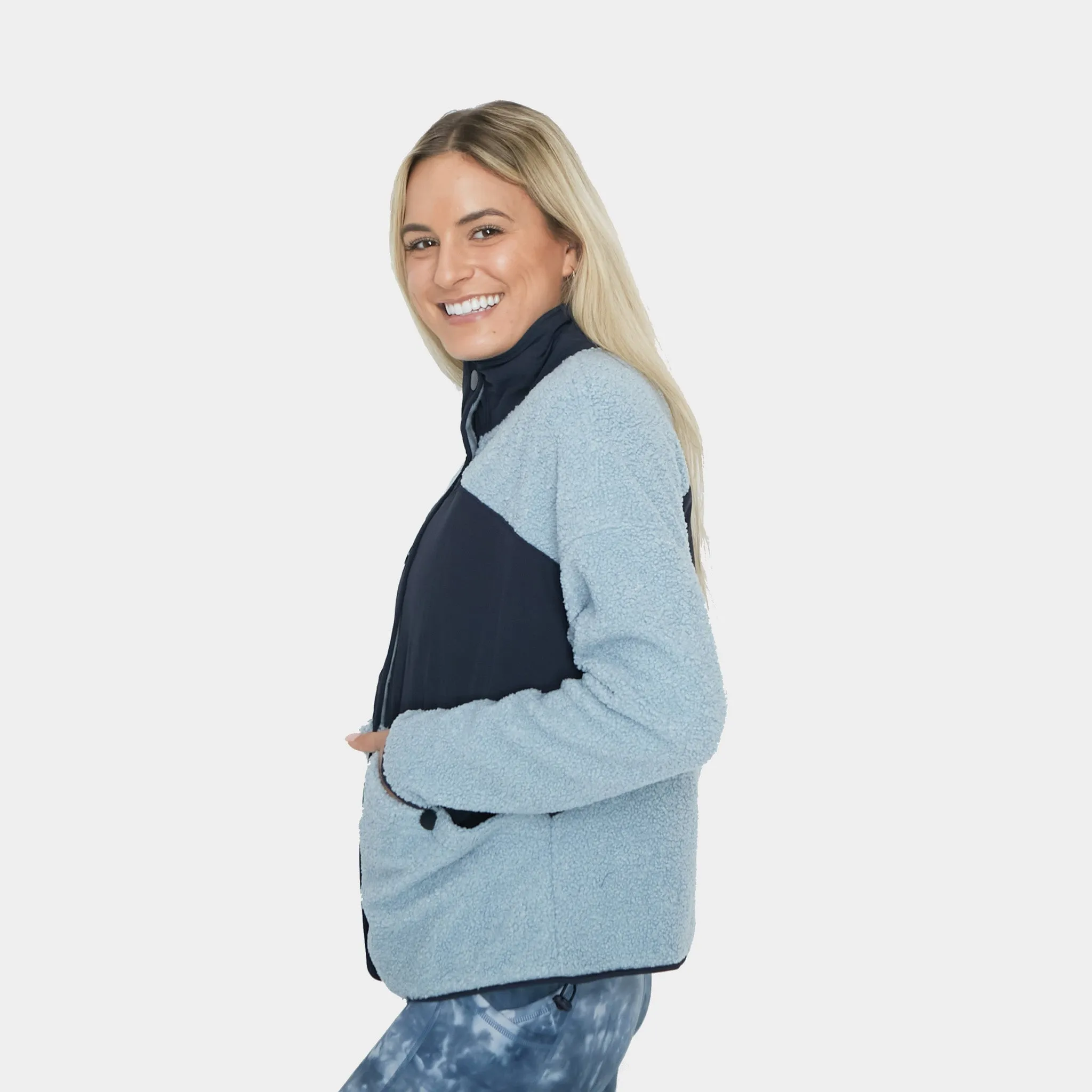 Activity Fleece - Steel Blue/Navy