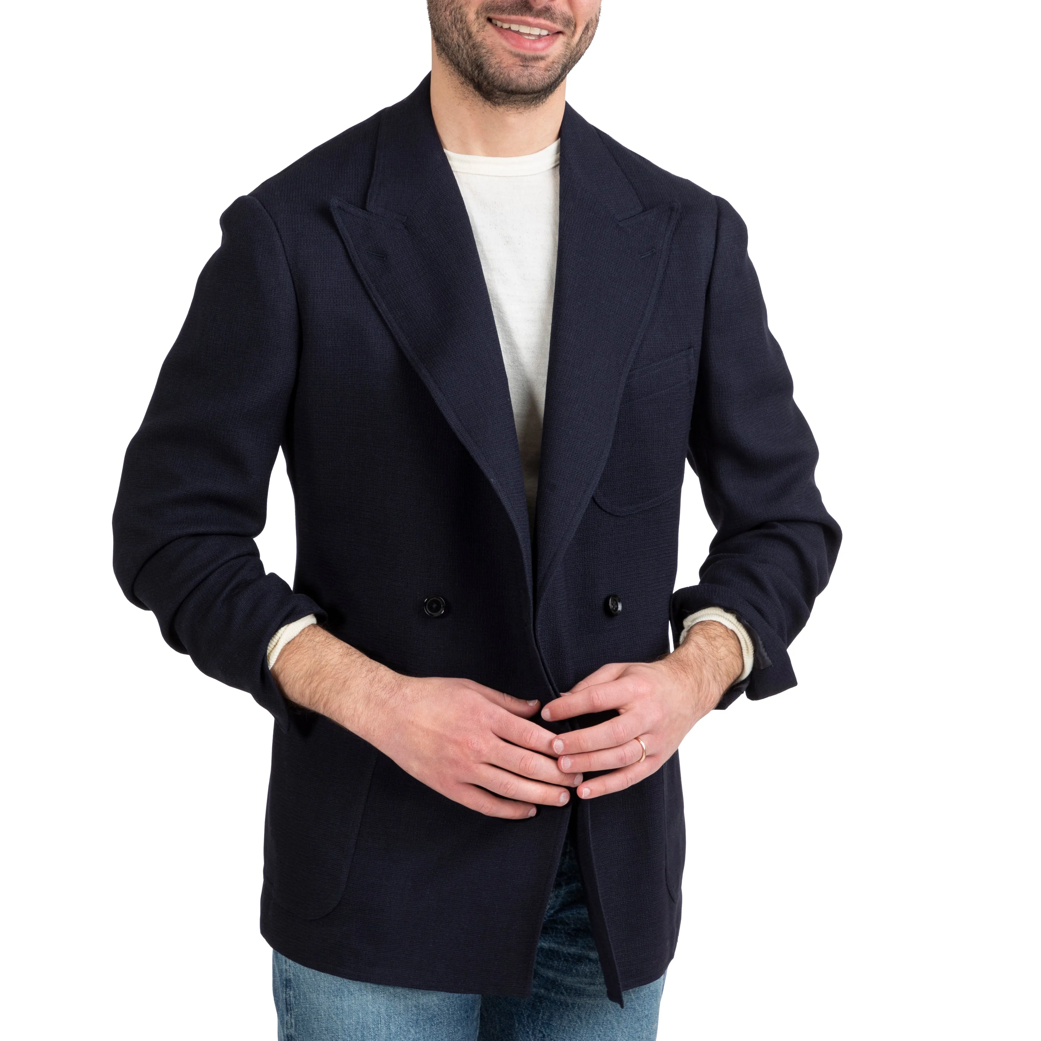 Alpaca Hopsack Model 16 Sport Coat