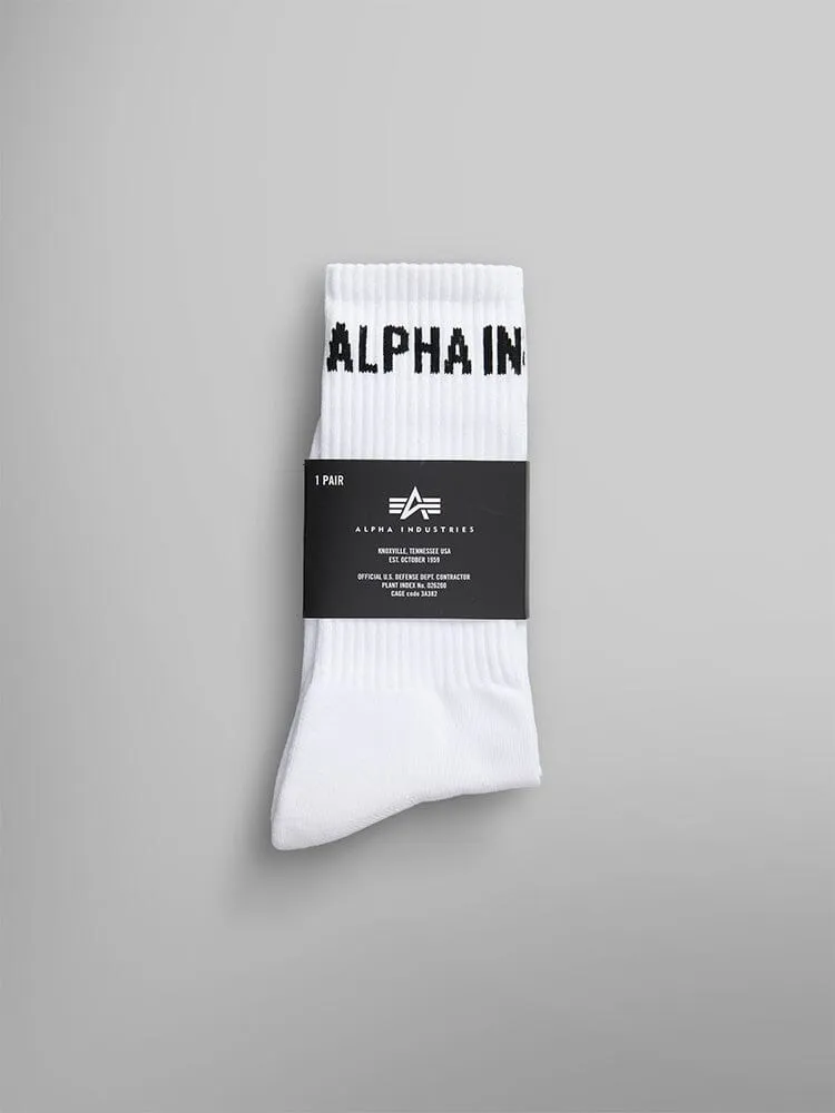 ALPHA LOGO SOCKS