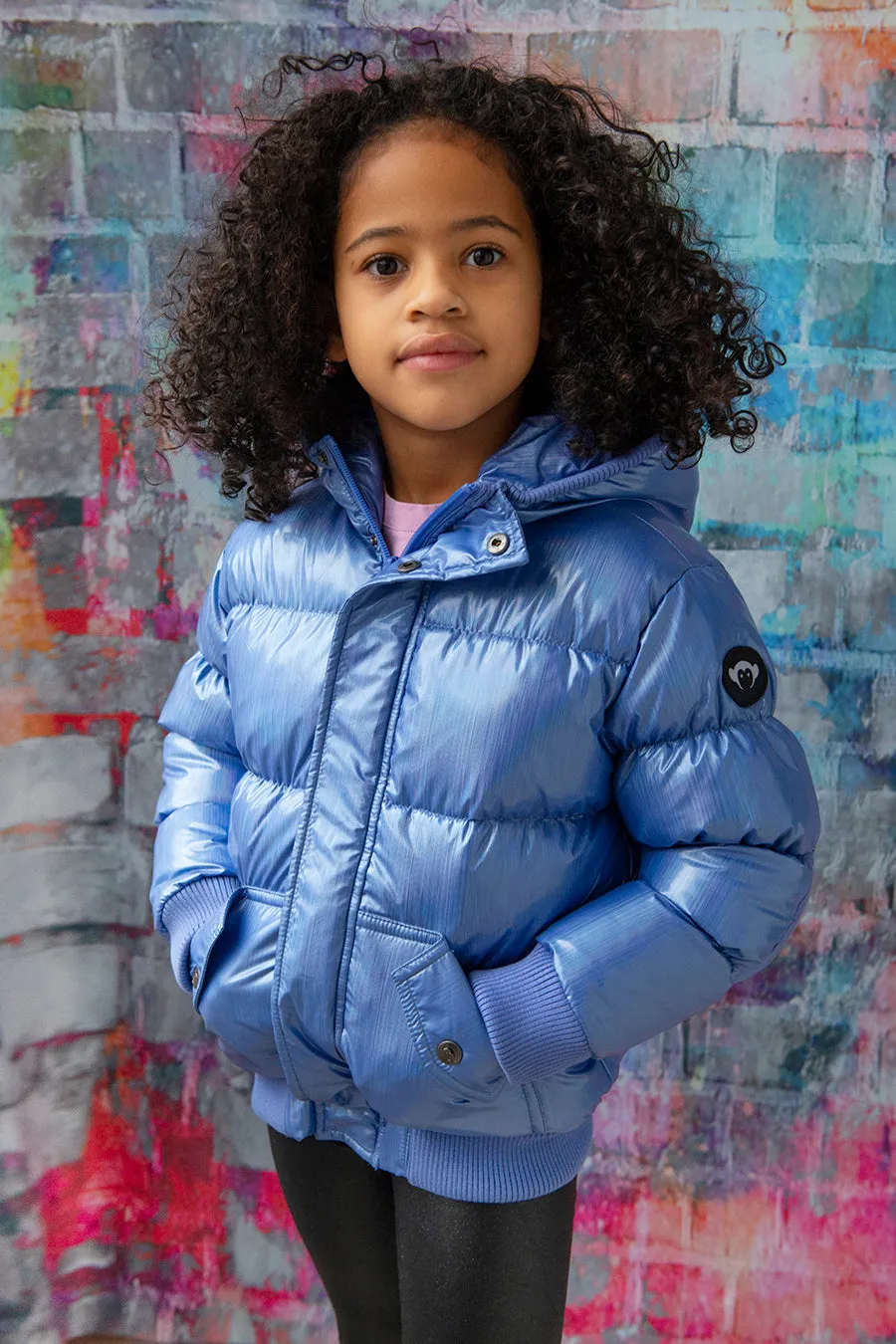 Appaman Puffy Baby Coat - Digital Purple