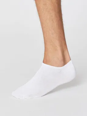 Ashley Trainer Socks - White