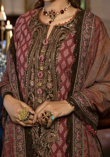 Asim Jofa Asra Pakistani Dress With Winter Shawl