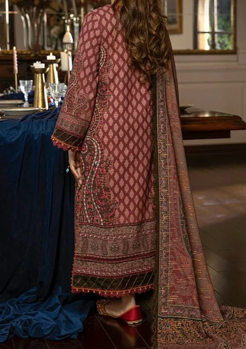 Asim Jofa Asra Pakistani Dress With Winter Shawl