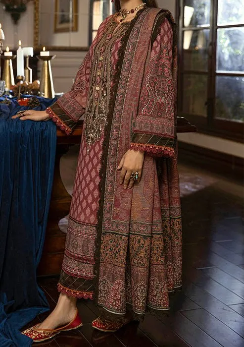 Asim Jofa Asra Pakistani Dress With Winter Shawl