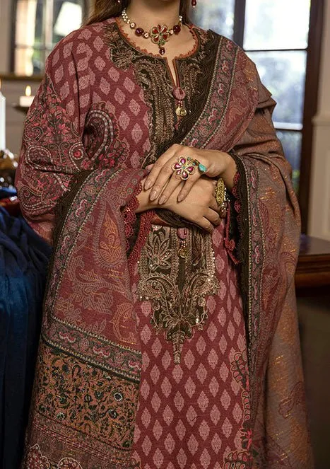 Asim Jofa Asra Pakistani Dress With Winter Shawl