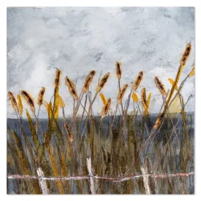 Autumn Bullrushes , By Louise O'hara