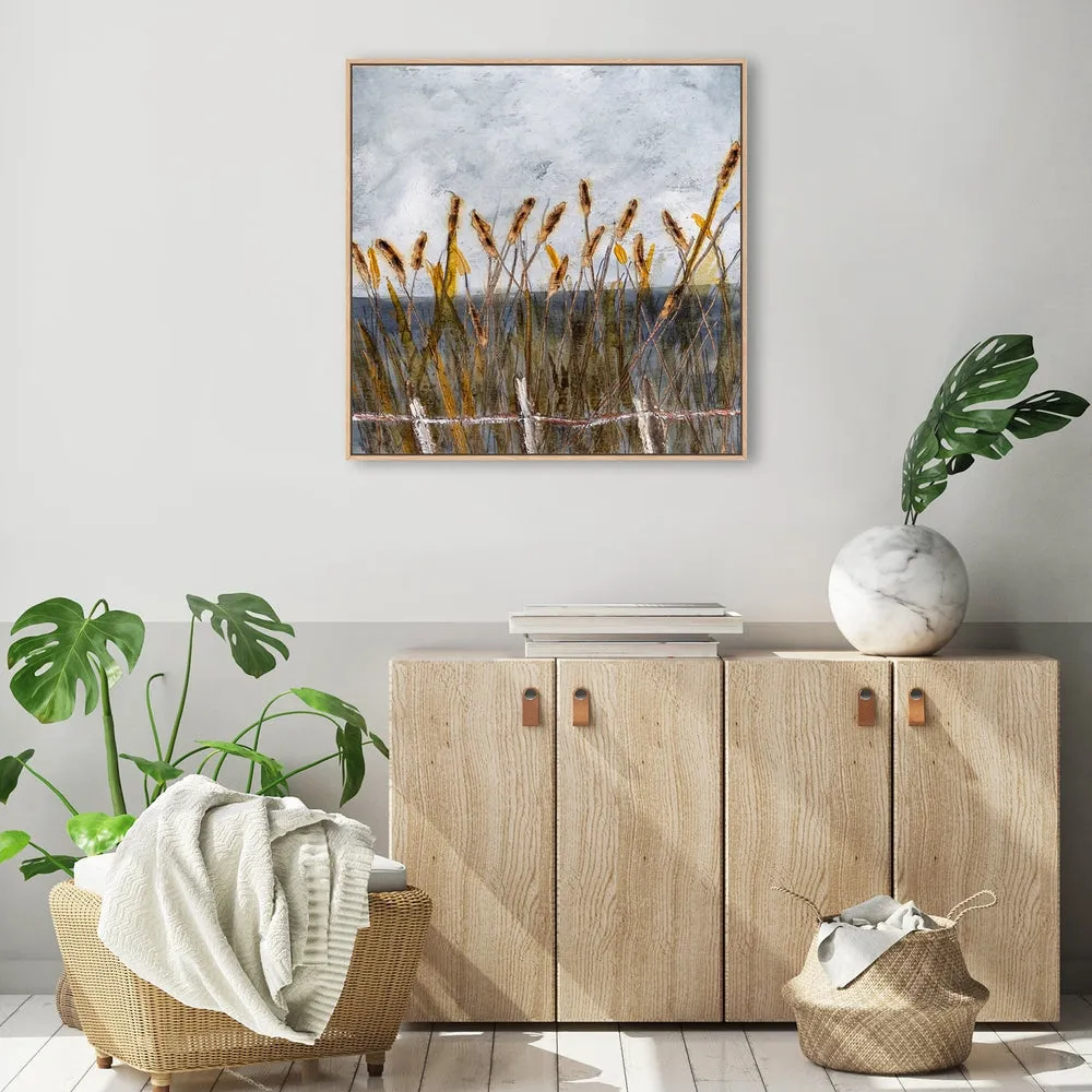 Autumn Bullrushes , By Louise O'hara