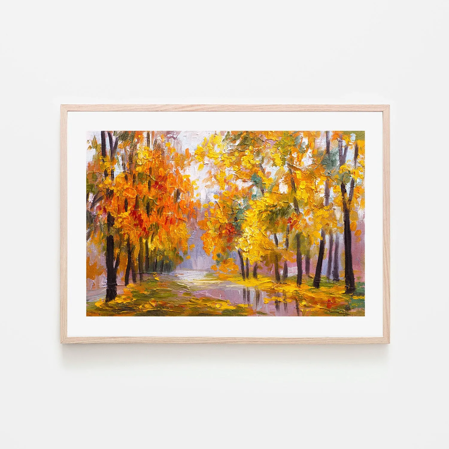 Autumn Days , Hand-painted Canvas