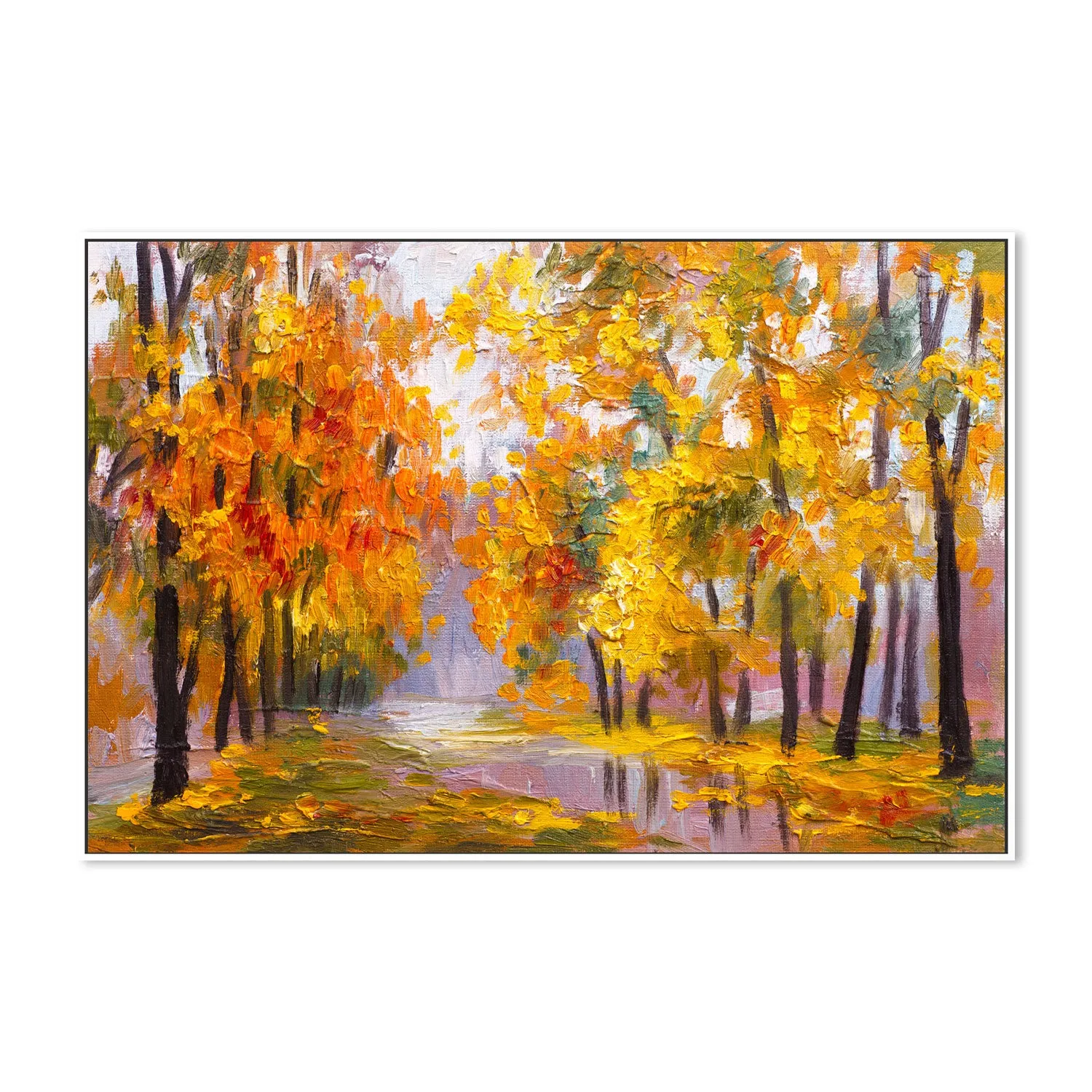 Autumn Days , Hand-painted Canvas