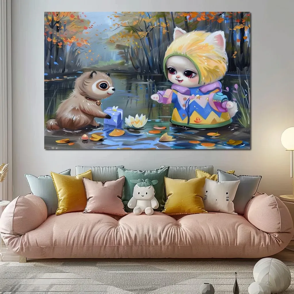 Autumn Fable of Furry Friends - JoyCare Designs