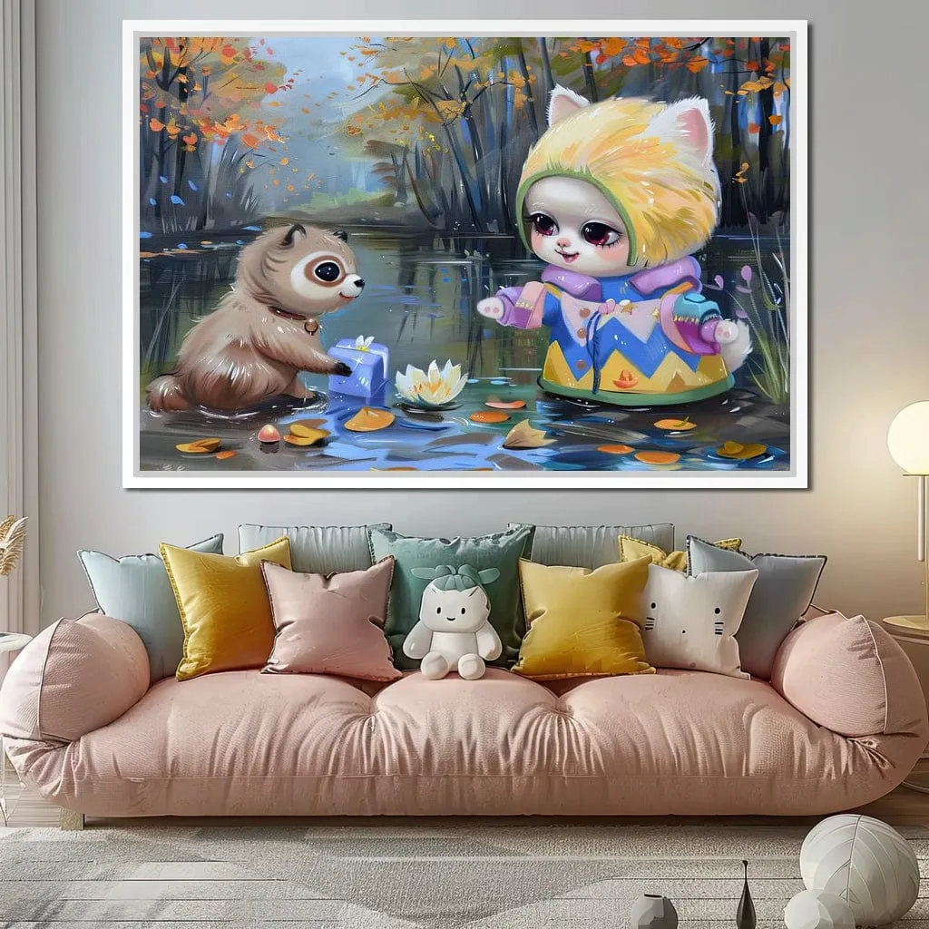 Autumn Fable of Furry Friends - JoyCare Designs