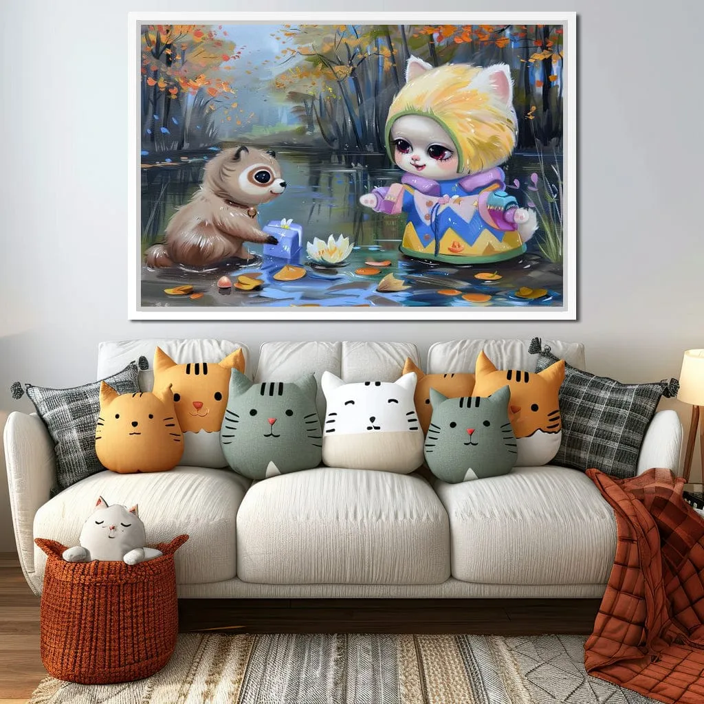 Autumn Fable of Furry Friends - JoyCare Designs