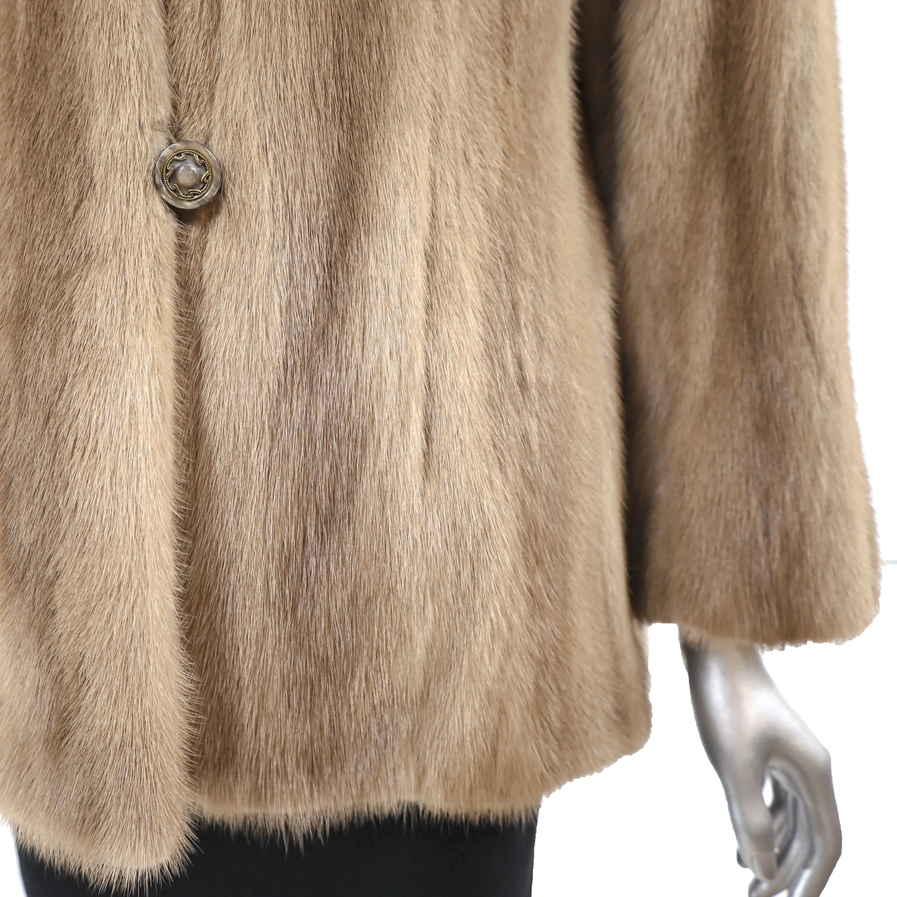 Autumn Haze Mink Jacket with Matching Hat- Size S-M