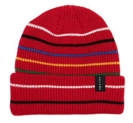 Autumn Headwear Select Multi Stripe Beanie - Red