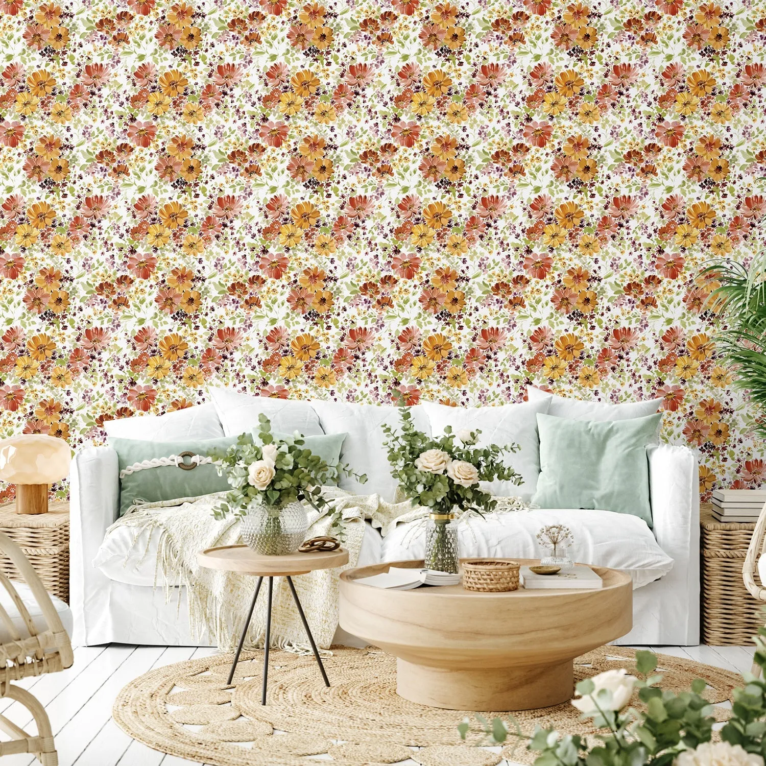 Autumn Joy Pattern I, Style A, Wallpaper