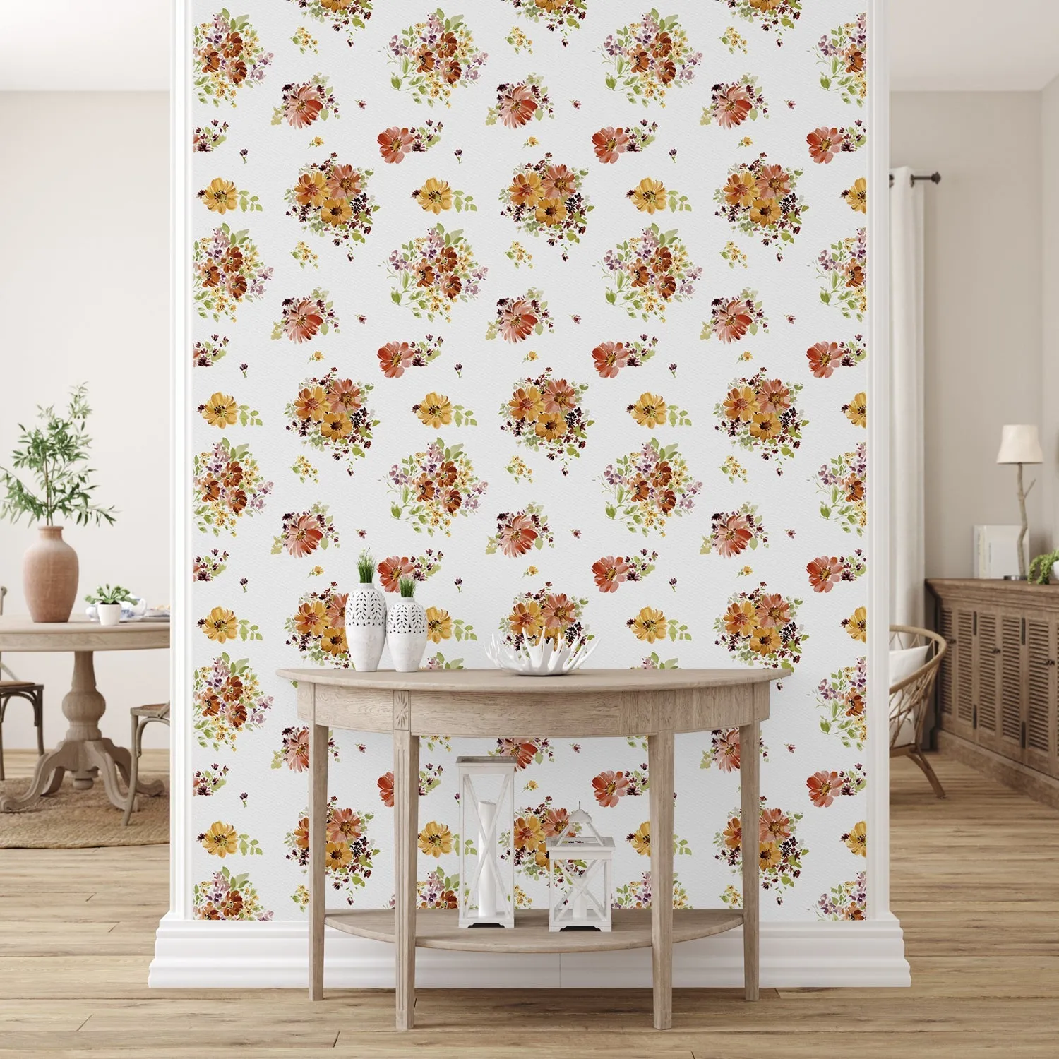 Autumn Joy Pattern I, Style B, Wallpaper