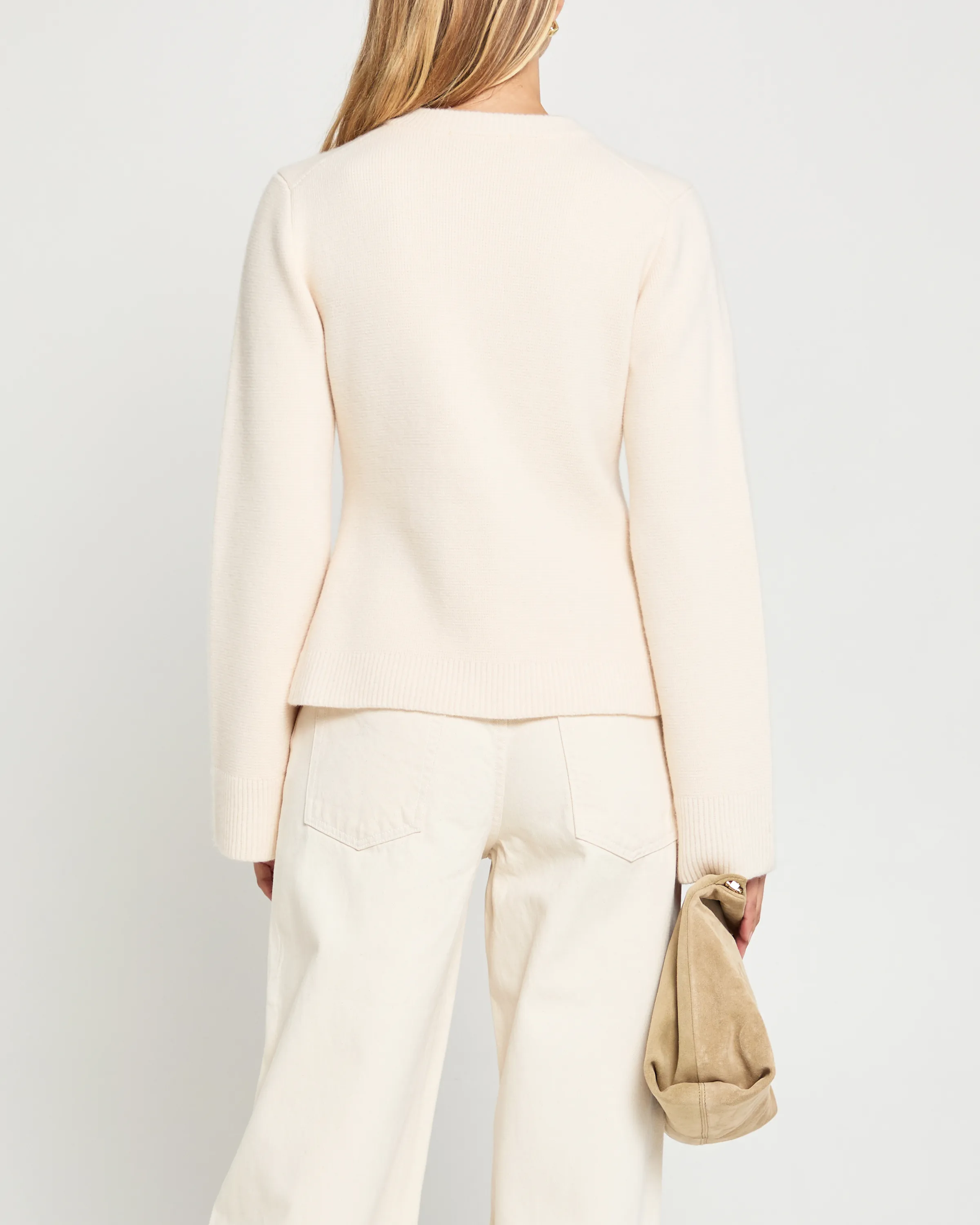 Averie Wool-Cashmere Cardigan