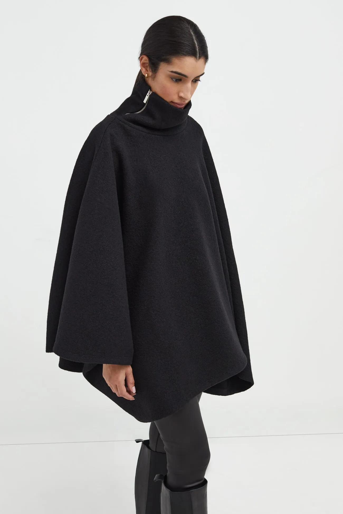 Avery Wool Cape