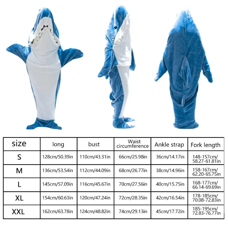 Baby Boys Kids Winter Shark Pajama Costume