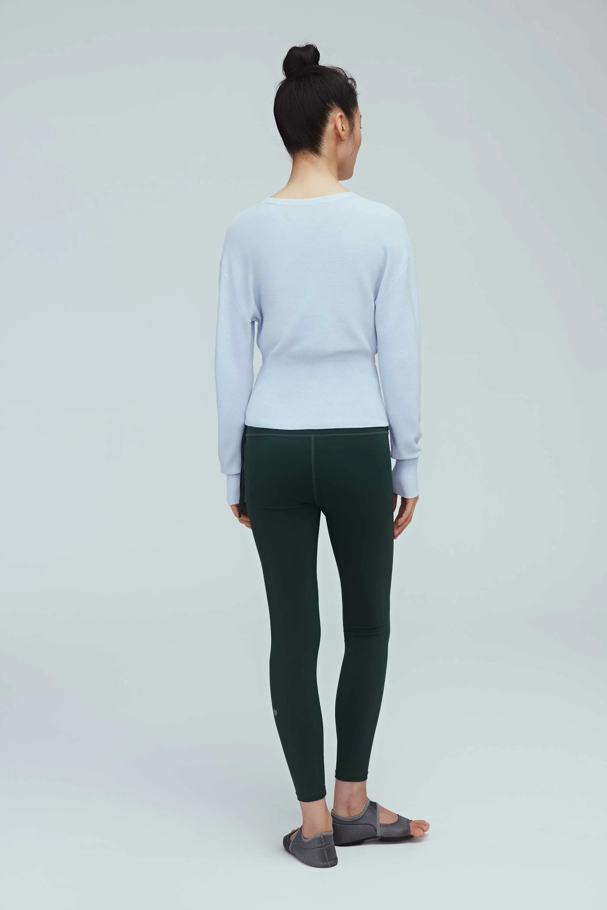 Ballet Wool Wrap Sweater