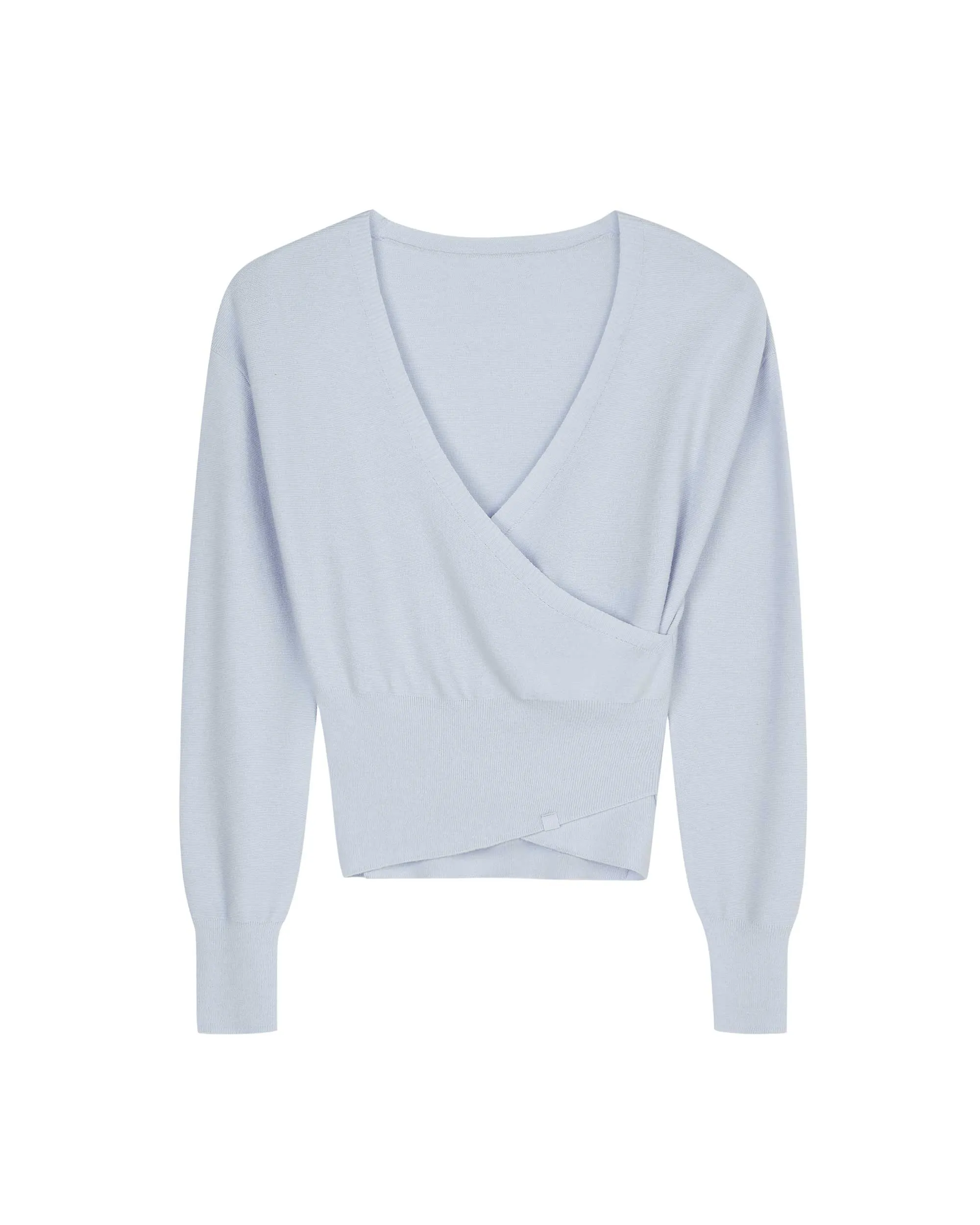 Ballet Wool Wrap Sweater