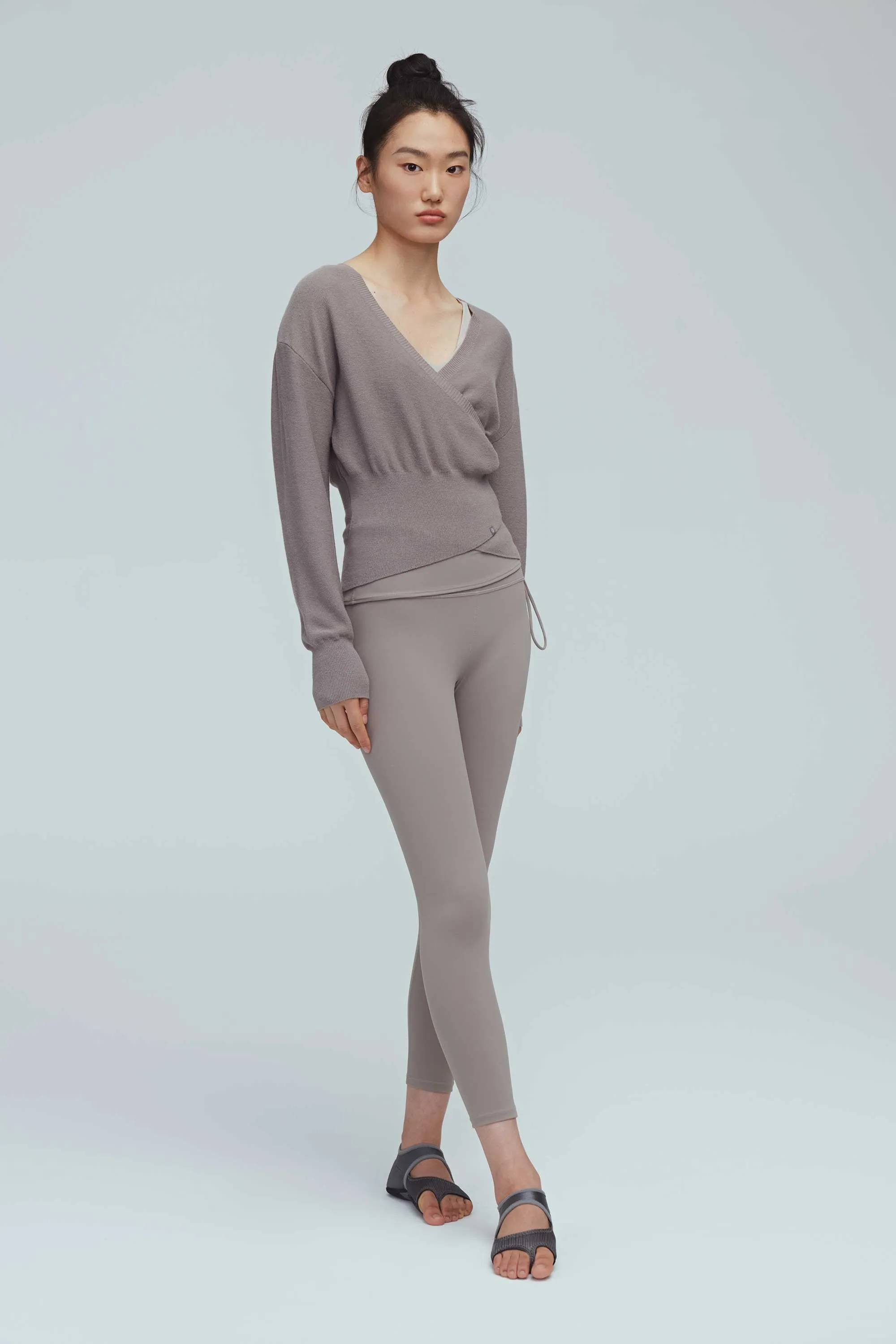 Ballet Wool Wrap Sweater