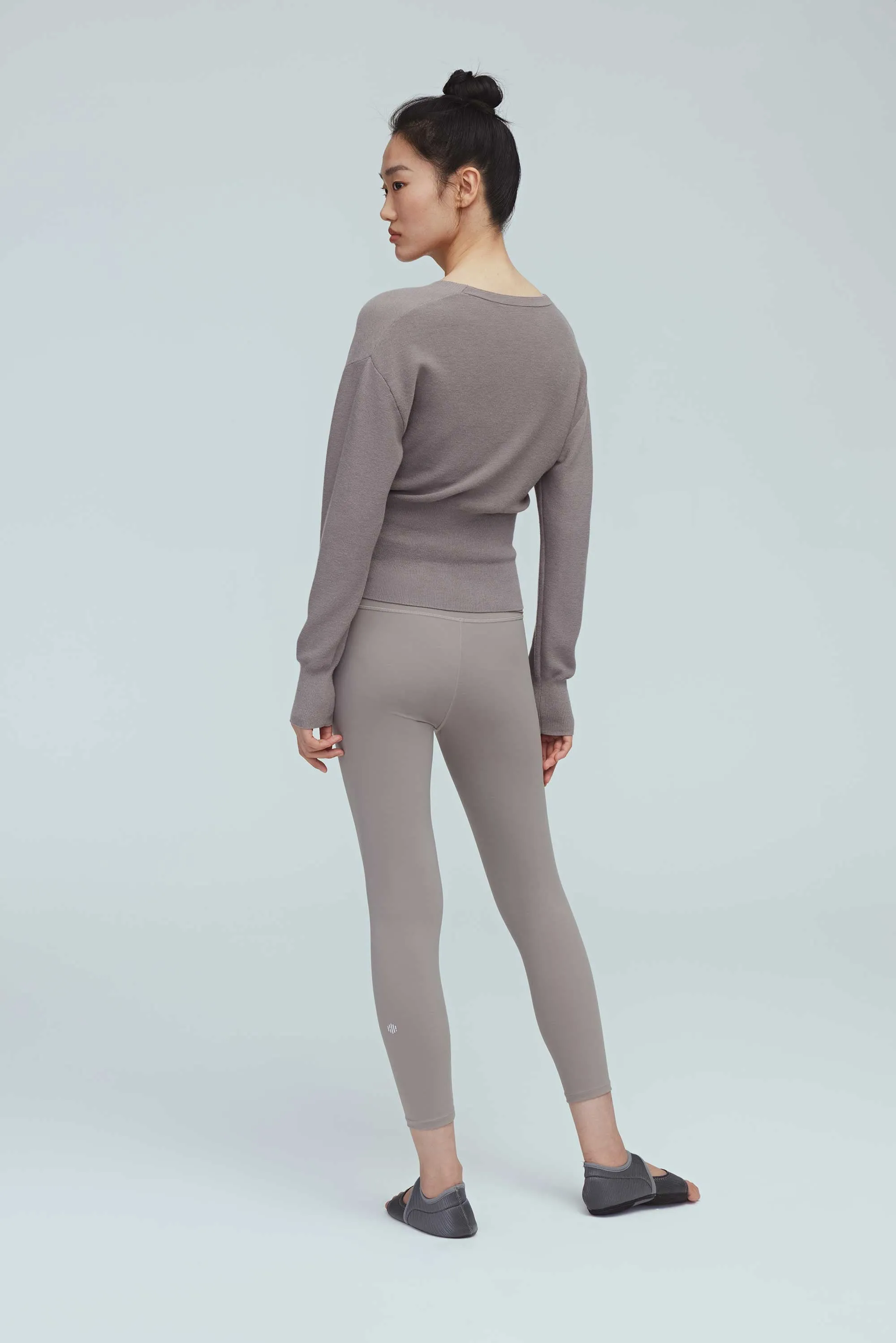 Ballet Wool Wrap Sweater