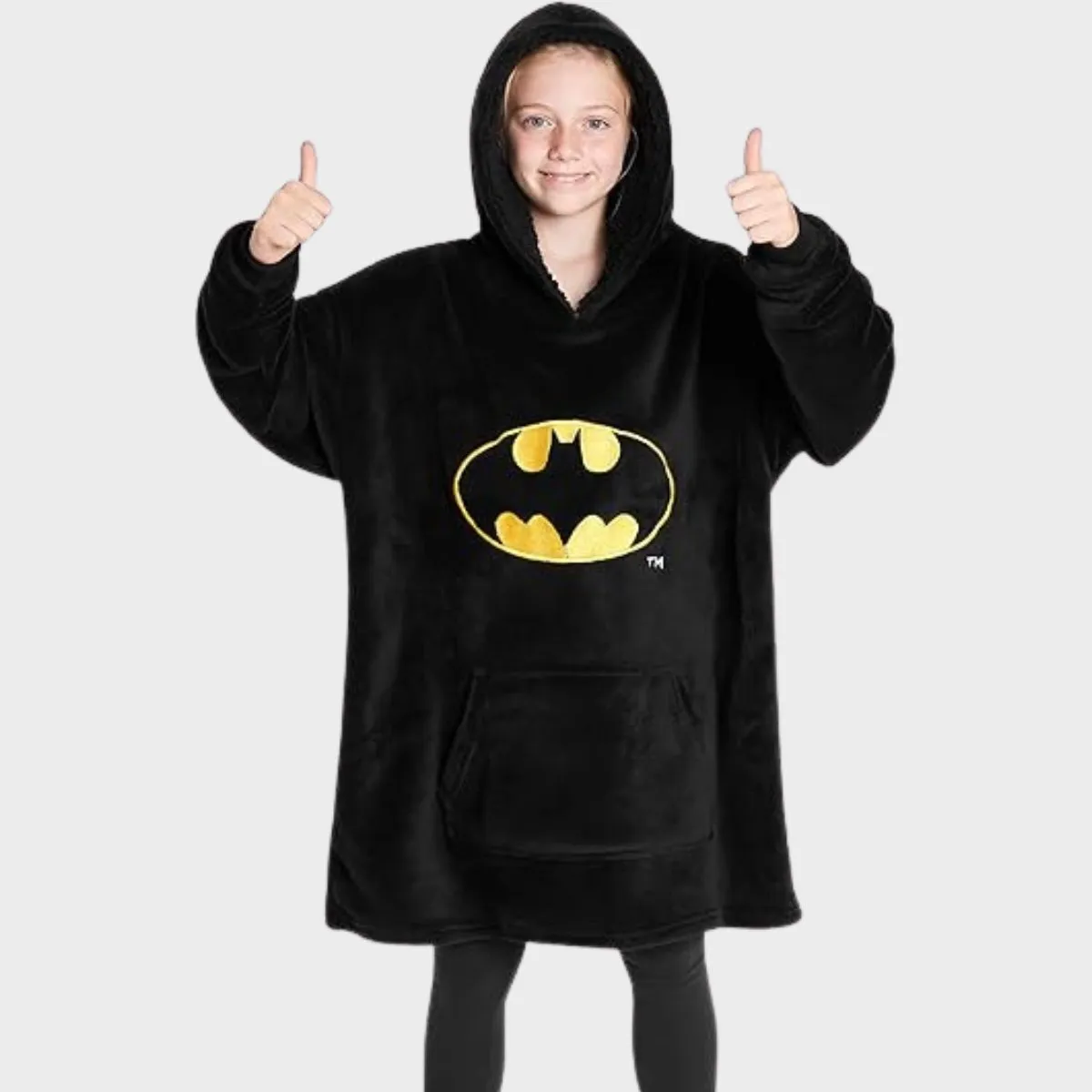 Batman Character Fleece Poncho