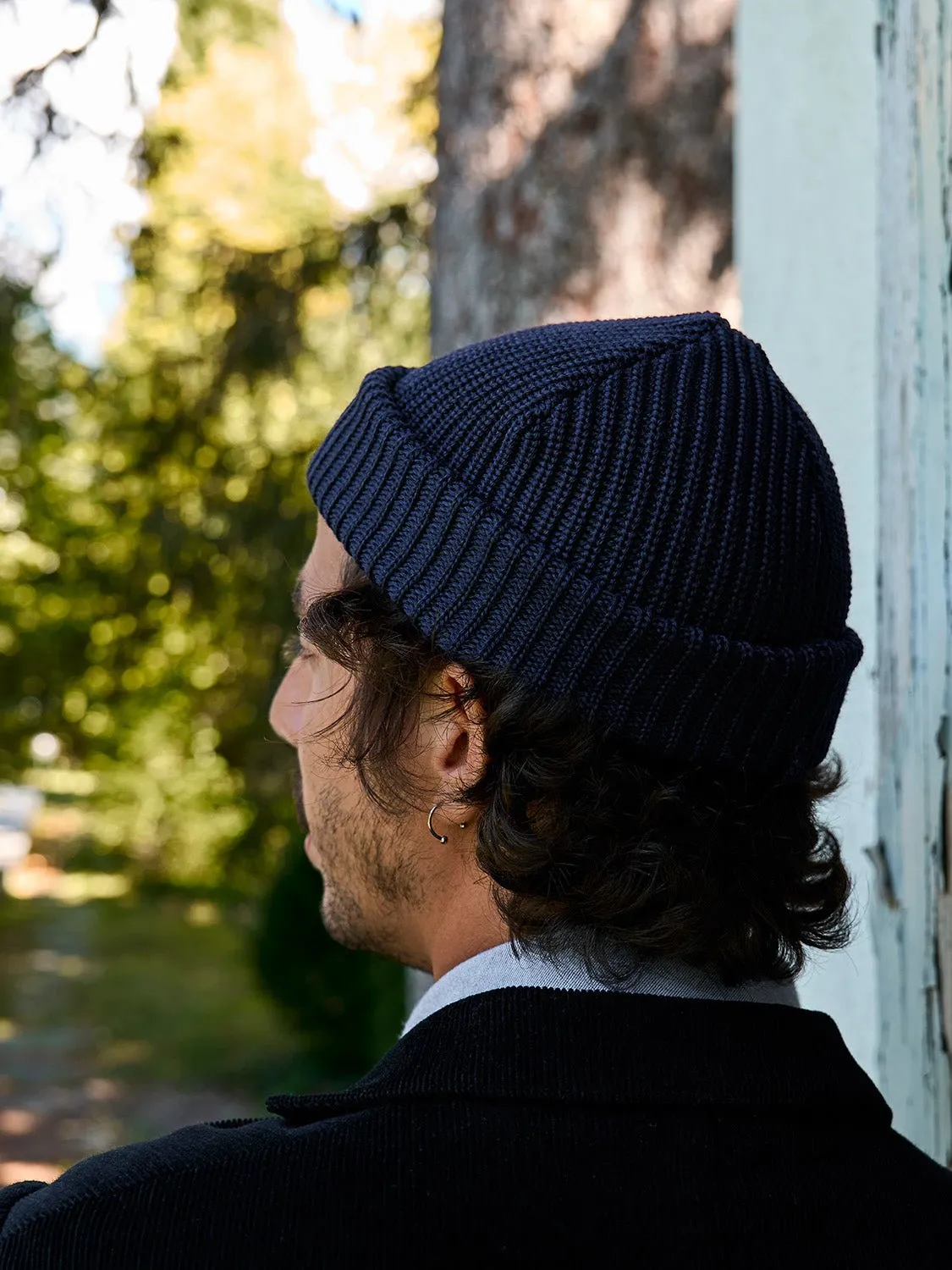 Beanie Merino Wool Navy