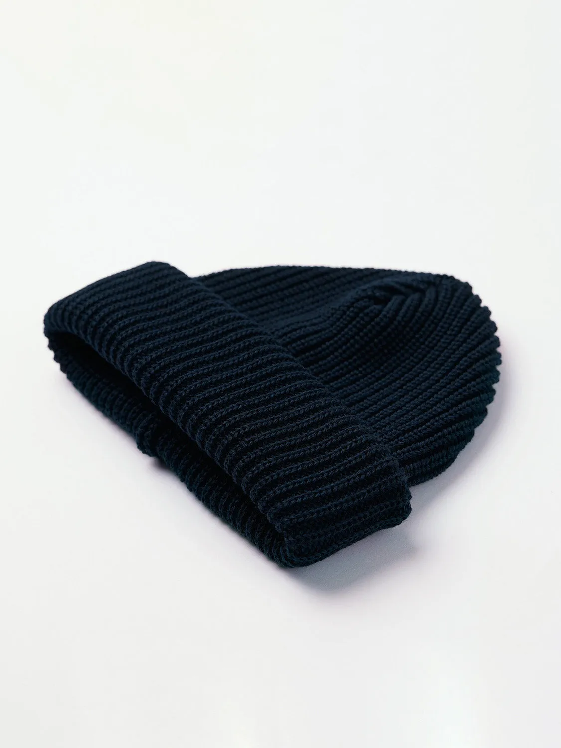 Beanie Merino Wool Navy