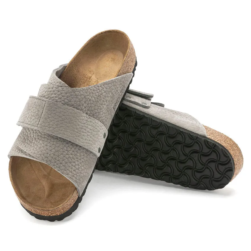 Birkenstock Whale Gray Kyoto Nubuck Leather Suede Leather