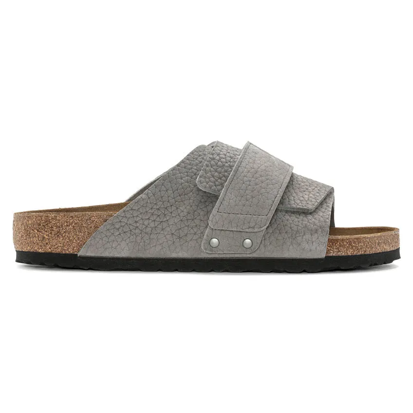 Birkenstock Whale Gray Kyoto Nubuck Leather Suede Leather