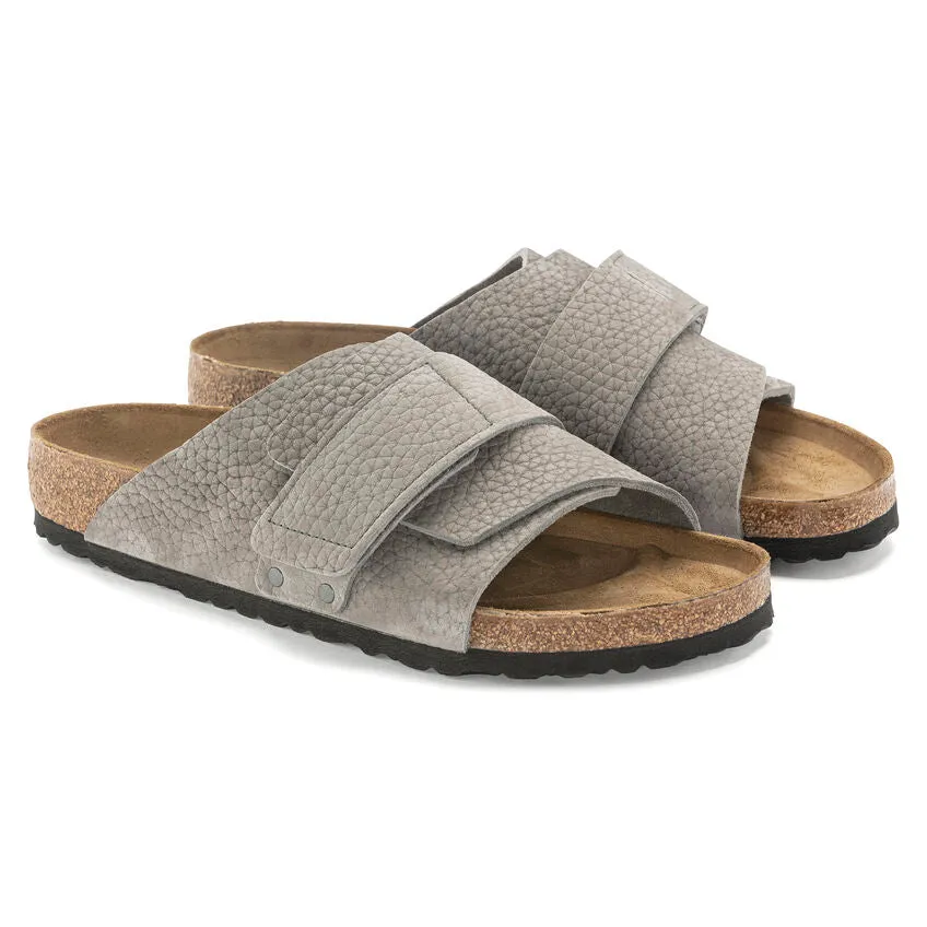 Birkenstock Whale Gray Kyoto Nubuck Leather Suede Leather