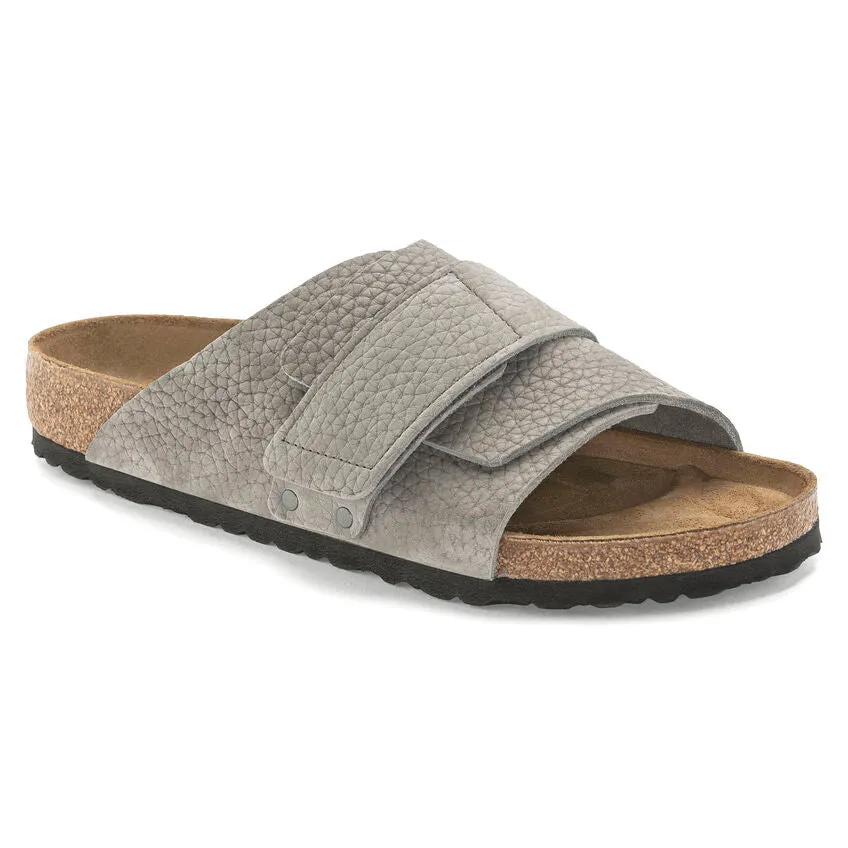 Birkenstock Whale Gray Kyoto Nubuck Leather Suede Leather