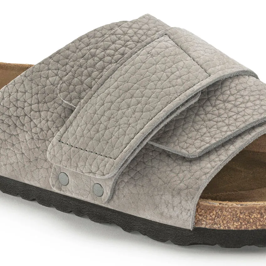 Birkenstock Whale Gray Kyoto Nubuck Leather Suede Leather