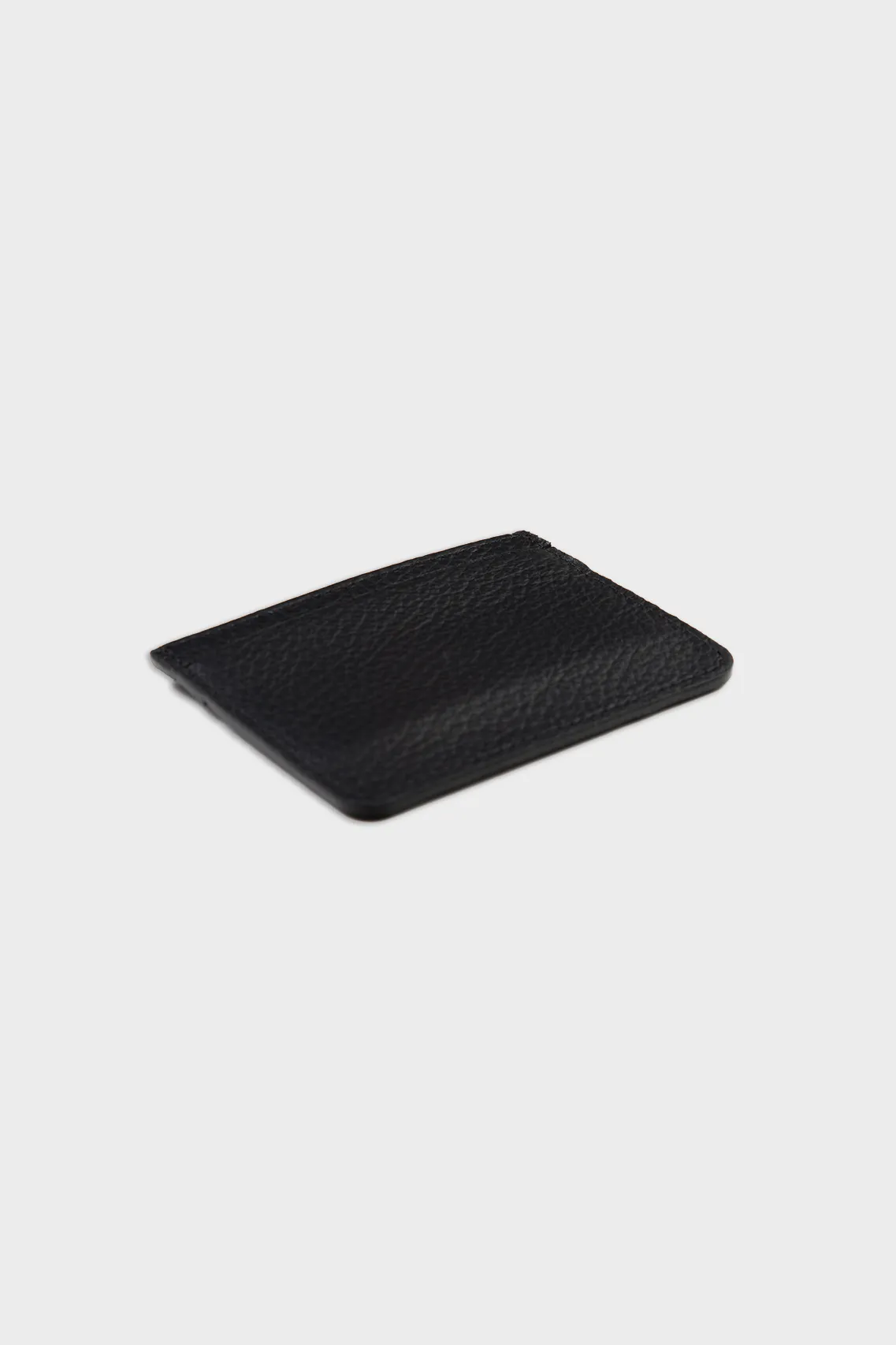 BLACK LEATHER CARDHOLDER