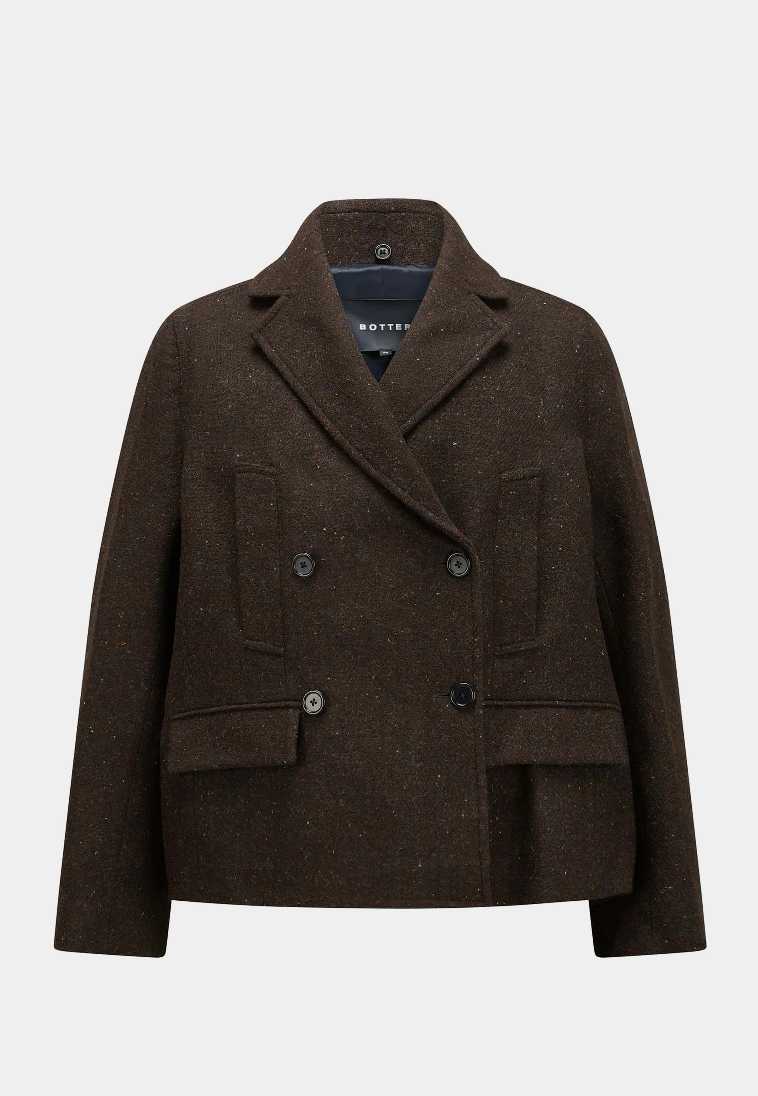 Botter Pea Coat With Dive Closure Chocolate