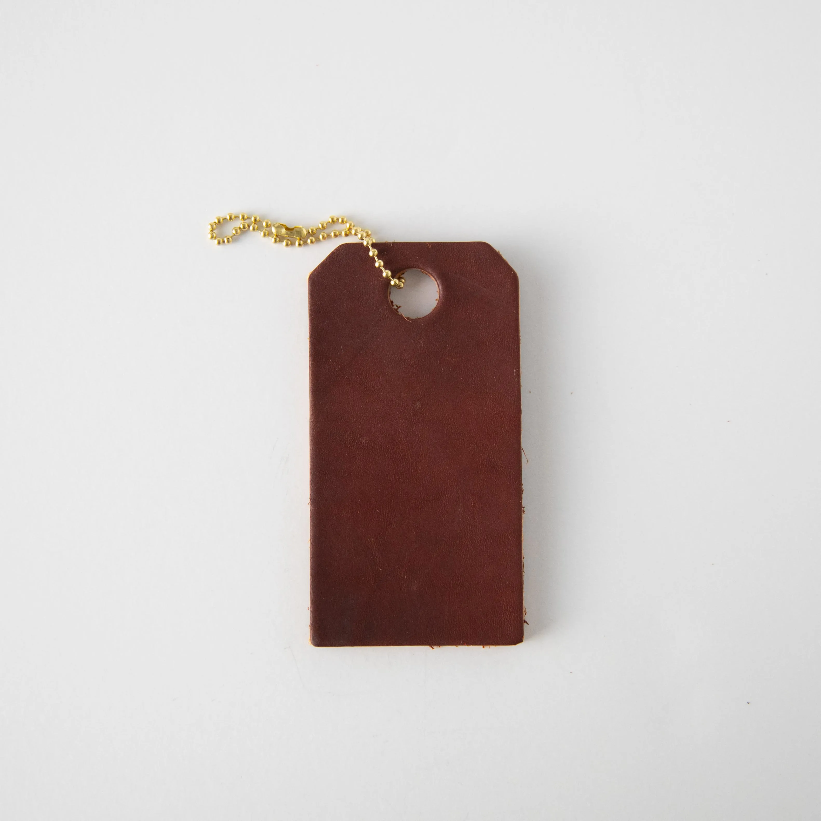 Brown Leather Tag