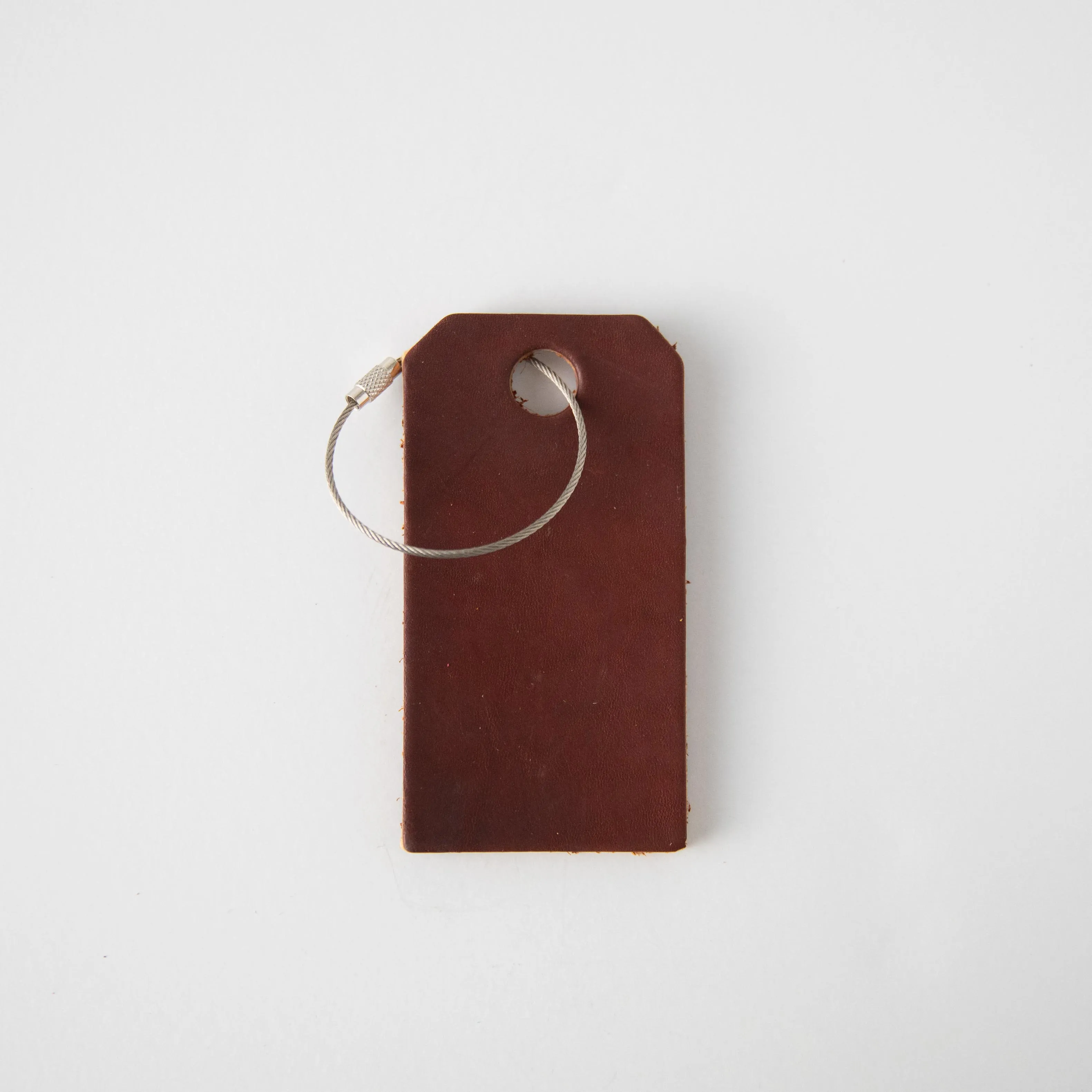 Brown Leather Tag