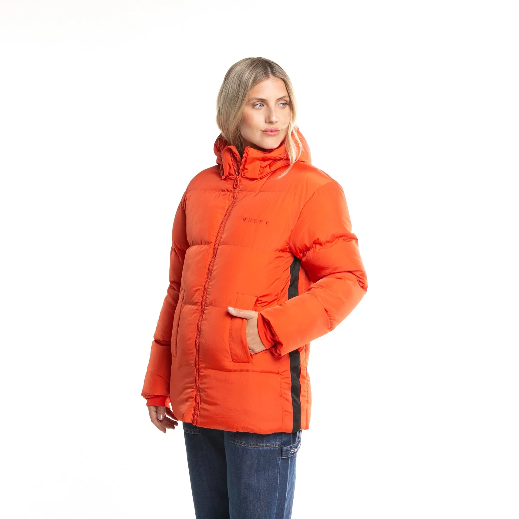 Campera Abrigo Rusty Out Of Time Puffer Coat Ld