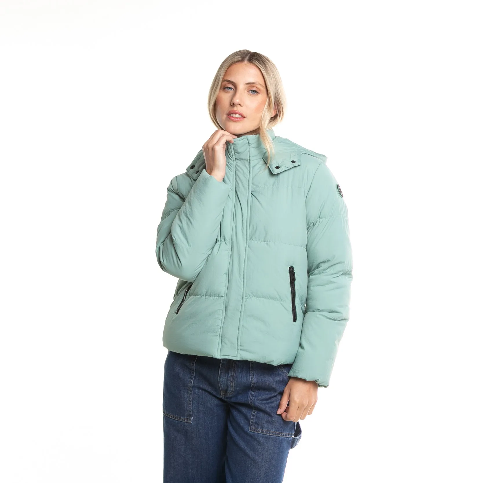 Campera Abrigo Rusty Whisper Puffer Coat Ld