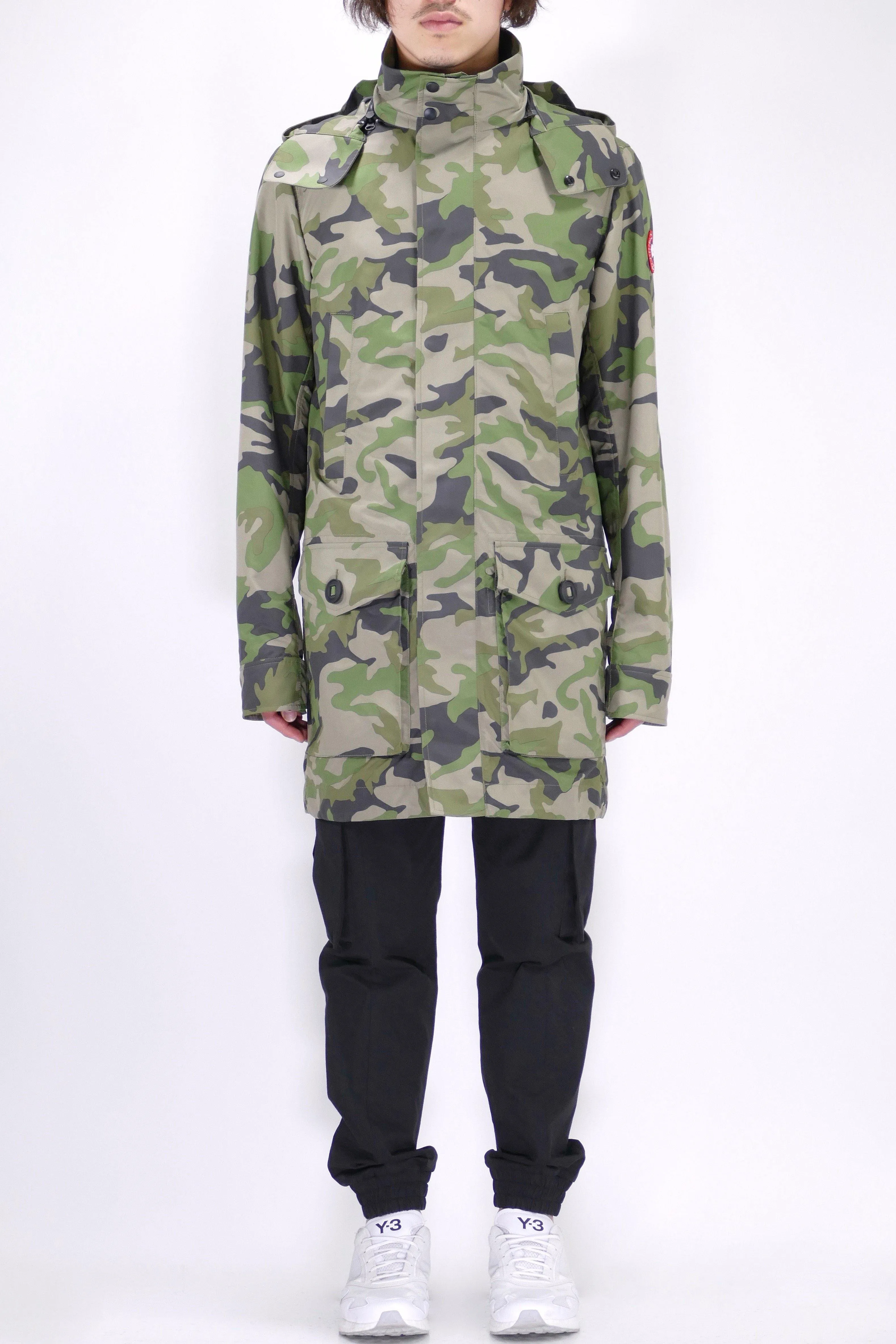 Canada Goose Mens Wind Jacket Crew Trench - Camo