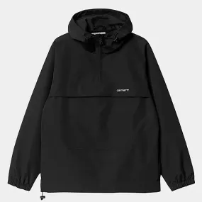 Carhartt WIP Black and White Winter Windbreaker Pullover