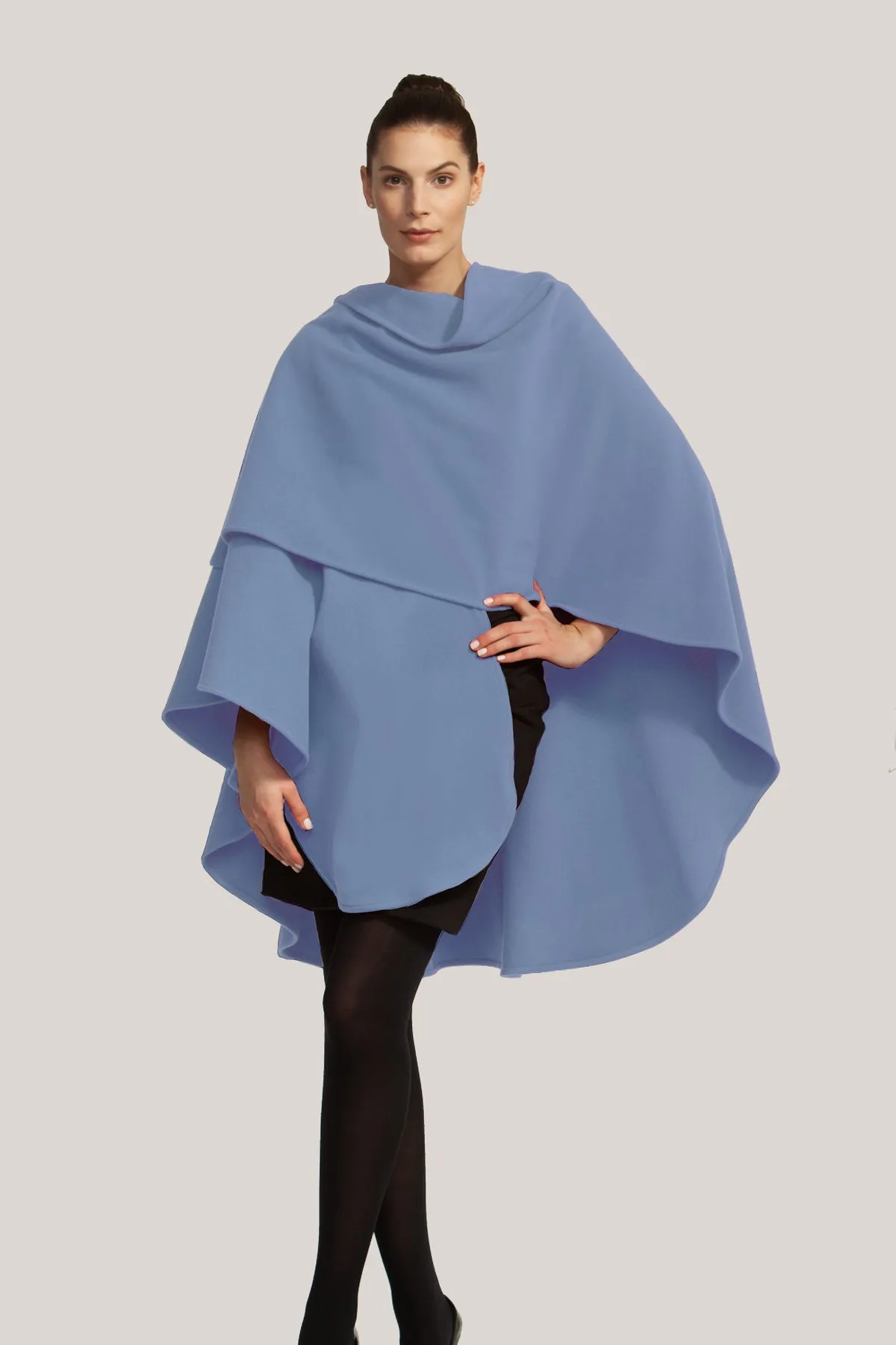 Cashmere & Wool Short Cape 993