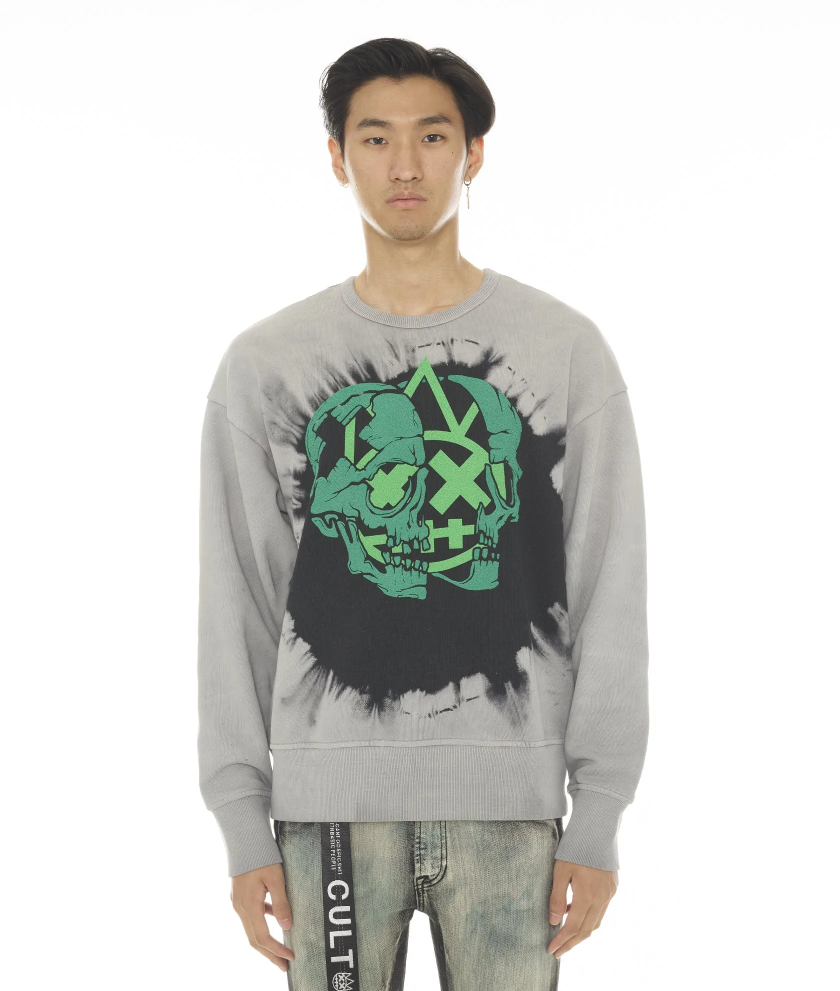 CREW NECK FLEECE IN BURST